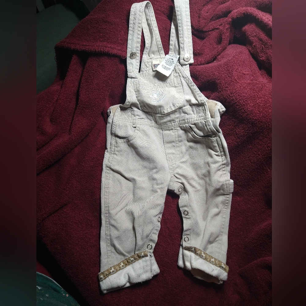 Faded Glory Flax Baby Overalls